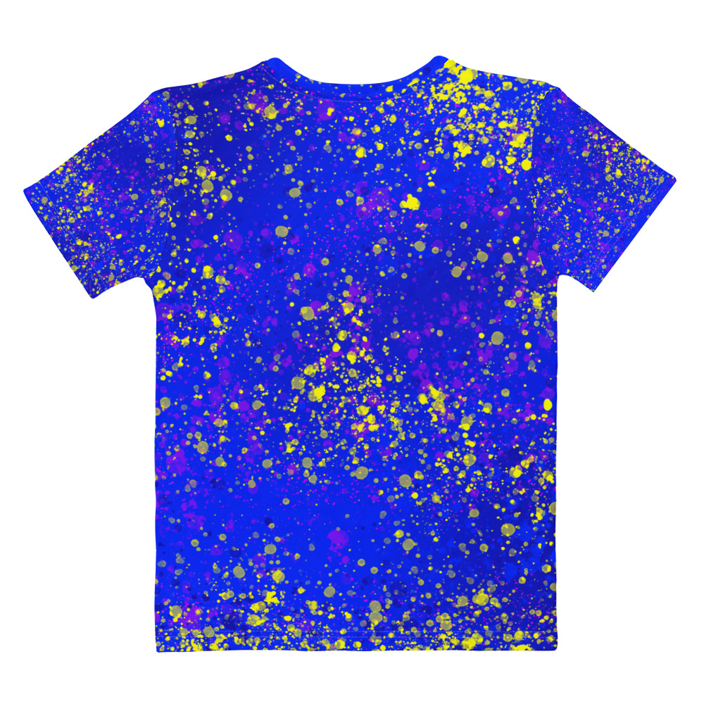 Splatter Women’s Crew Neck T-Shirt - Image 2